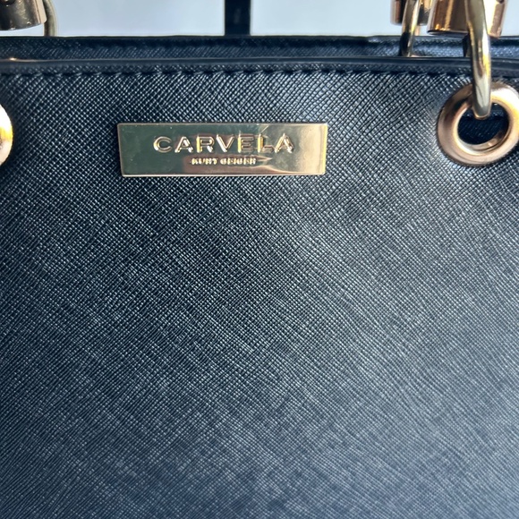 Carvela Black Crossgrain Leather Tote - Picture 3 of 14